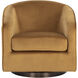 Hazel Dark Bronze / Gold Sky Swivel Lounge Chair, Swivel